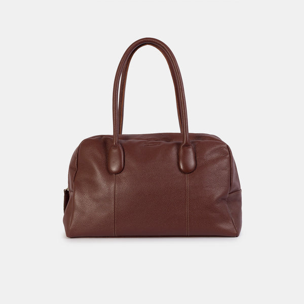 Bolsa 'Suki' Couro Brandy