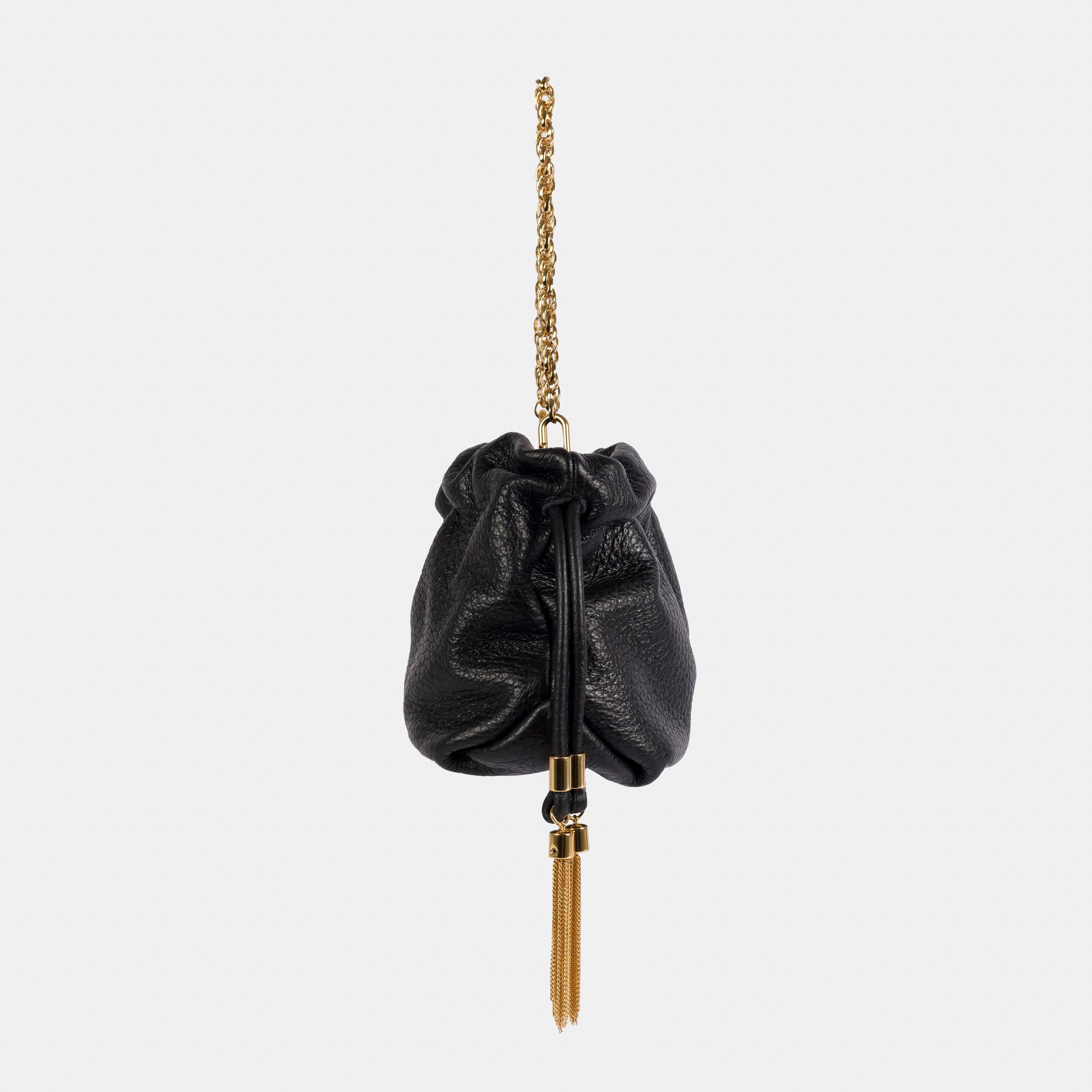 Bolsa 'Mitza' Couro - Black