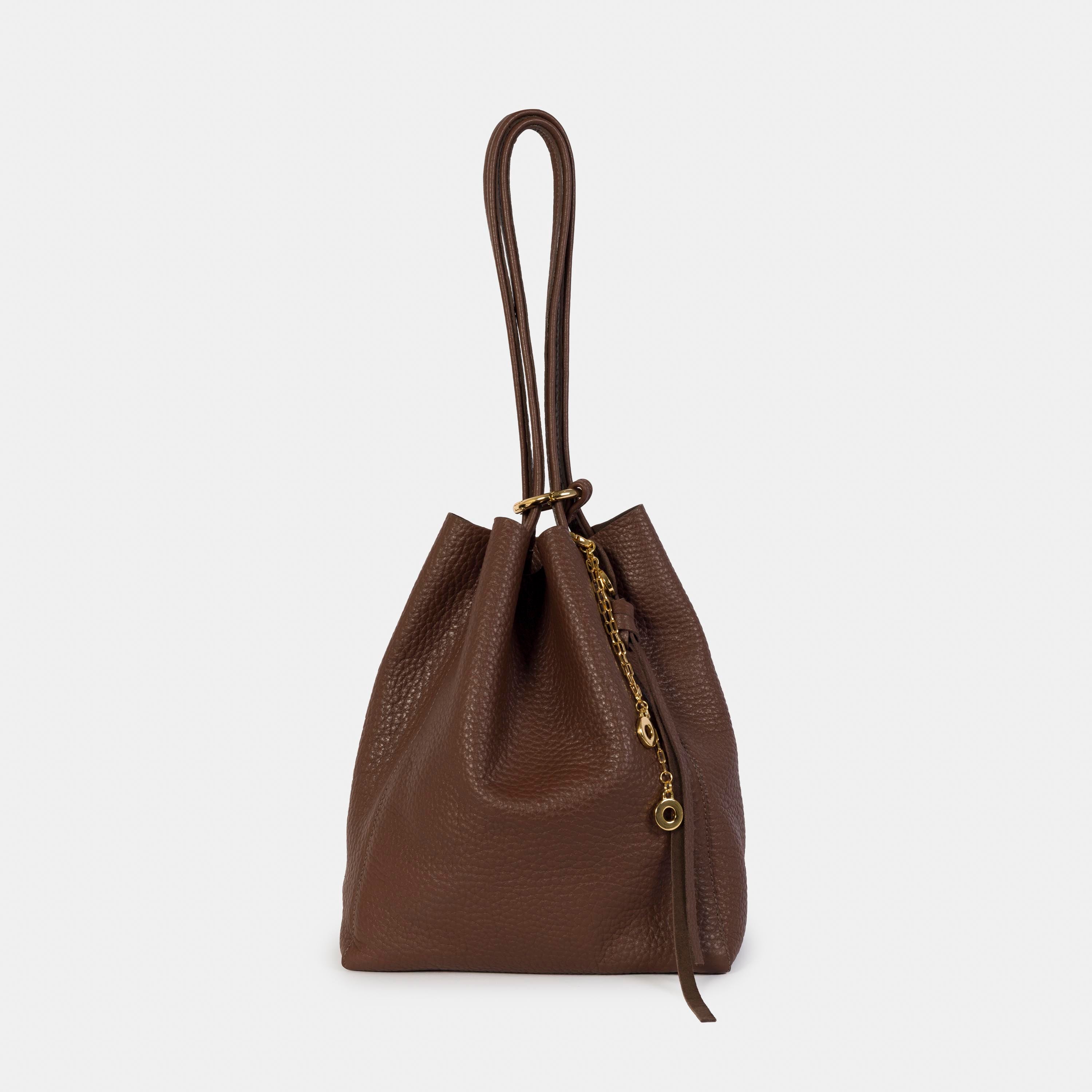 Bolsa 'Meg' Couro - Brandy