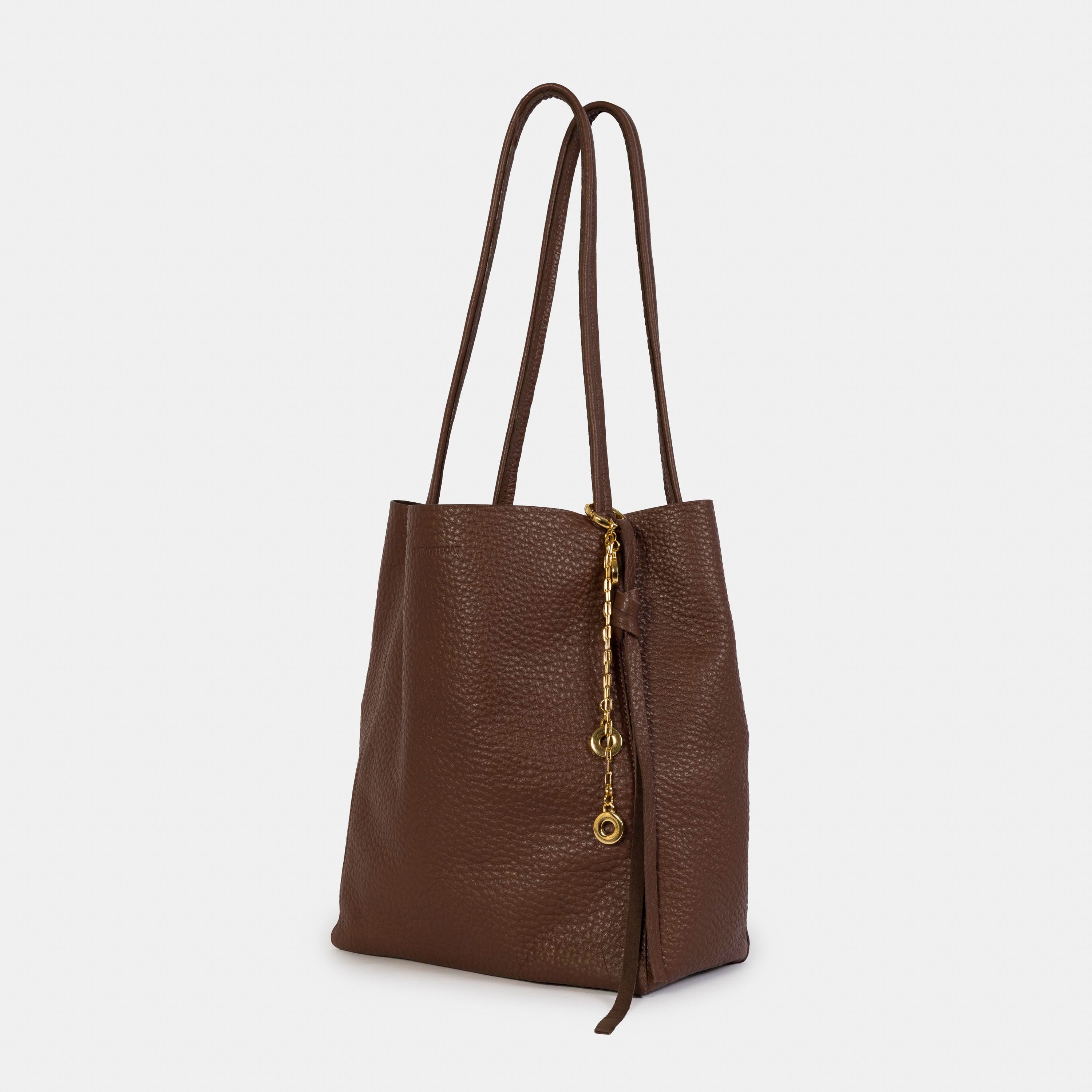 Bolsa 'Meg' Couro - Brandy