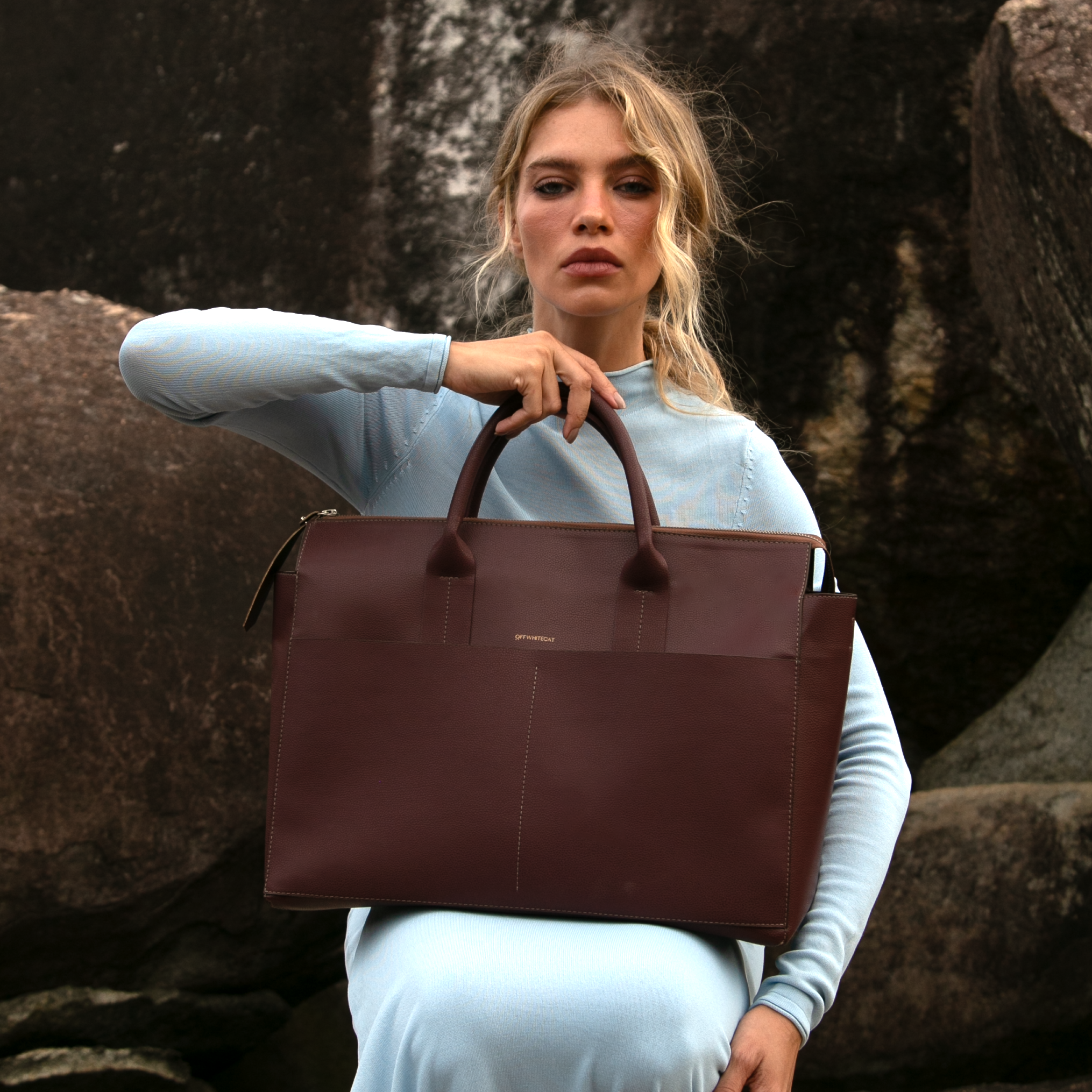 Bolsa 'Juno' Bordeaux