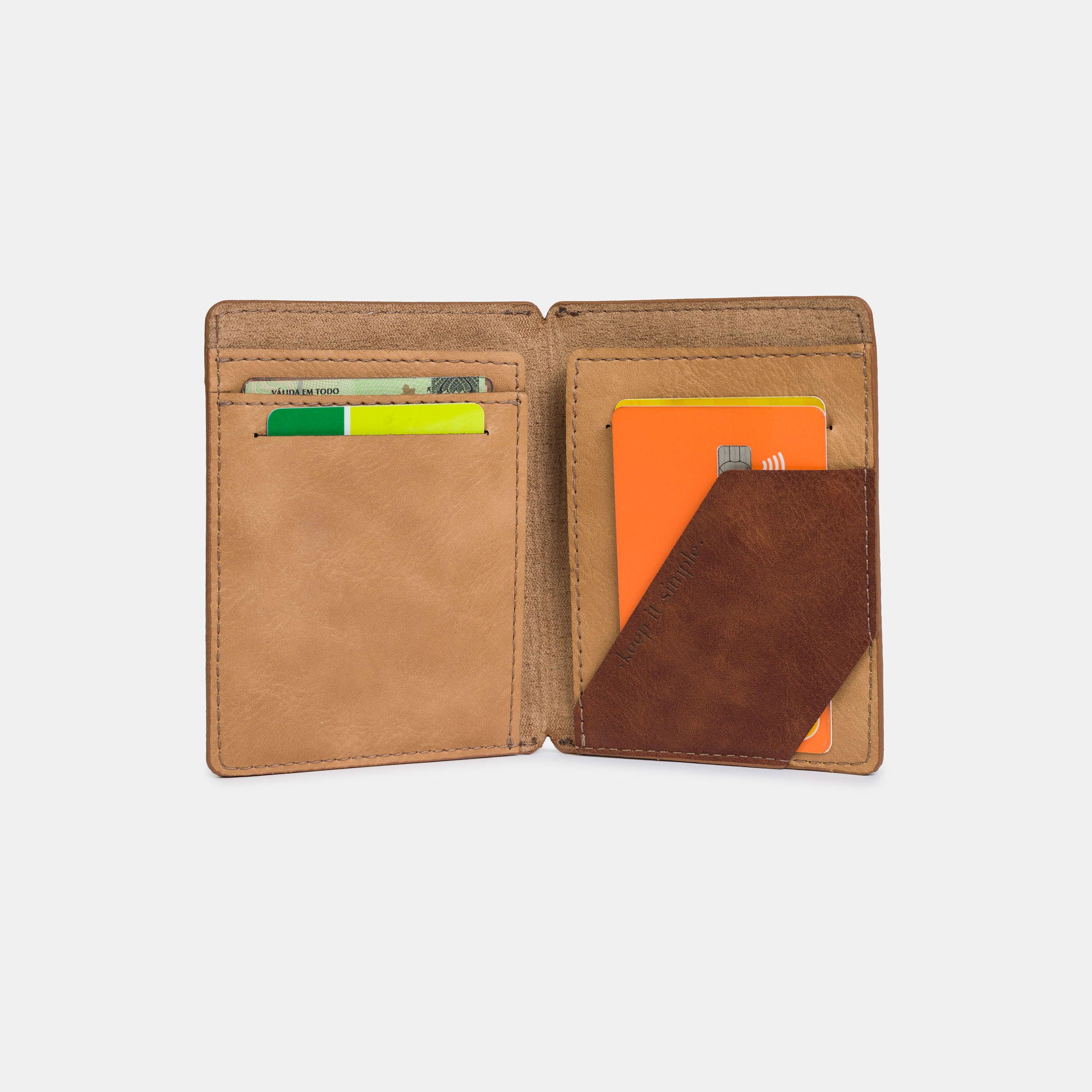 Carteira 'Canário' Aveia-Off White Cat-