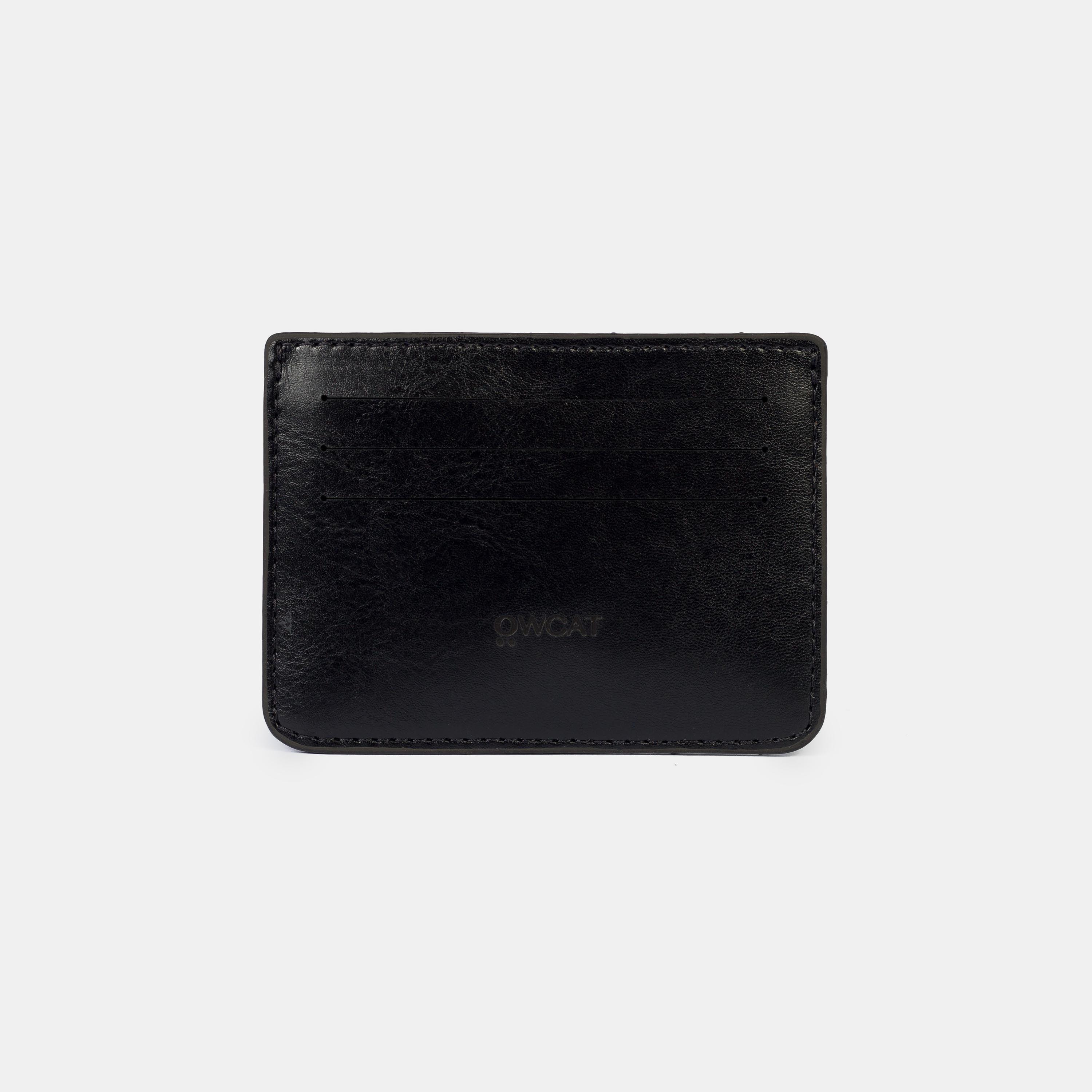 Carteira 'Vegavis' Black-Off White Cat-