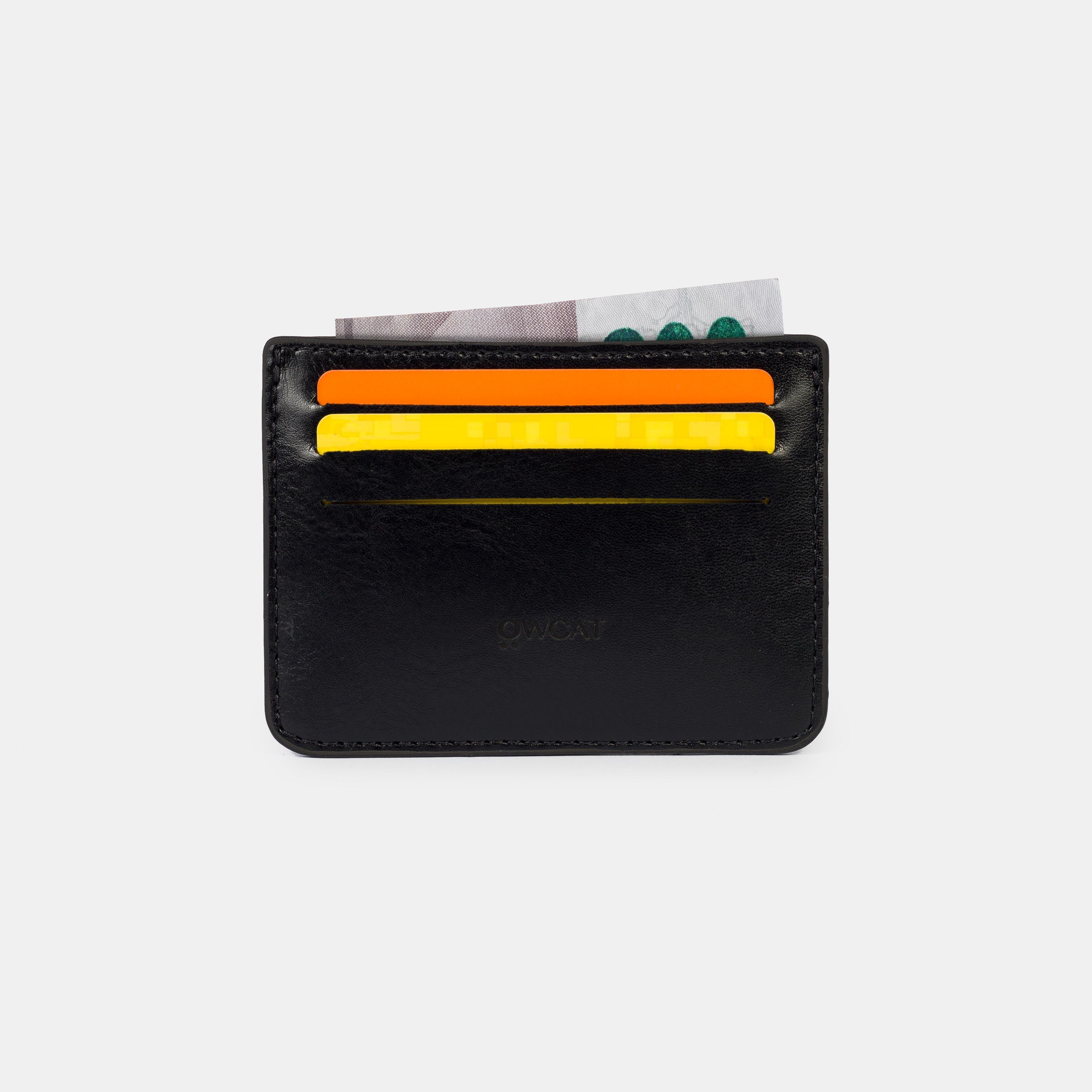 Carteira 'Vegavis' Black-Off White Cat-