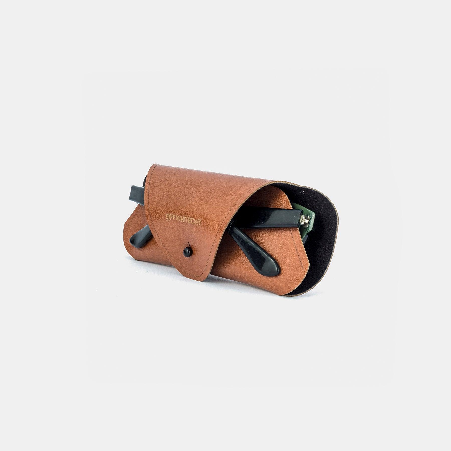 Case Óculos 'Prince' Natural-Off White Cat-