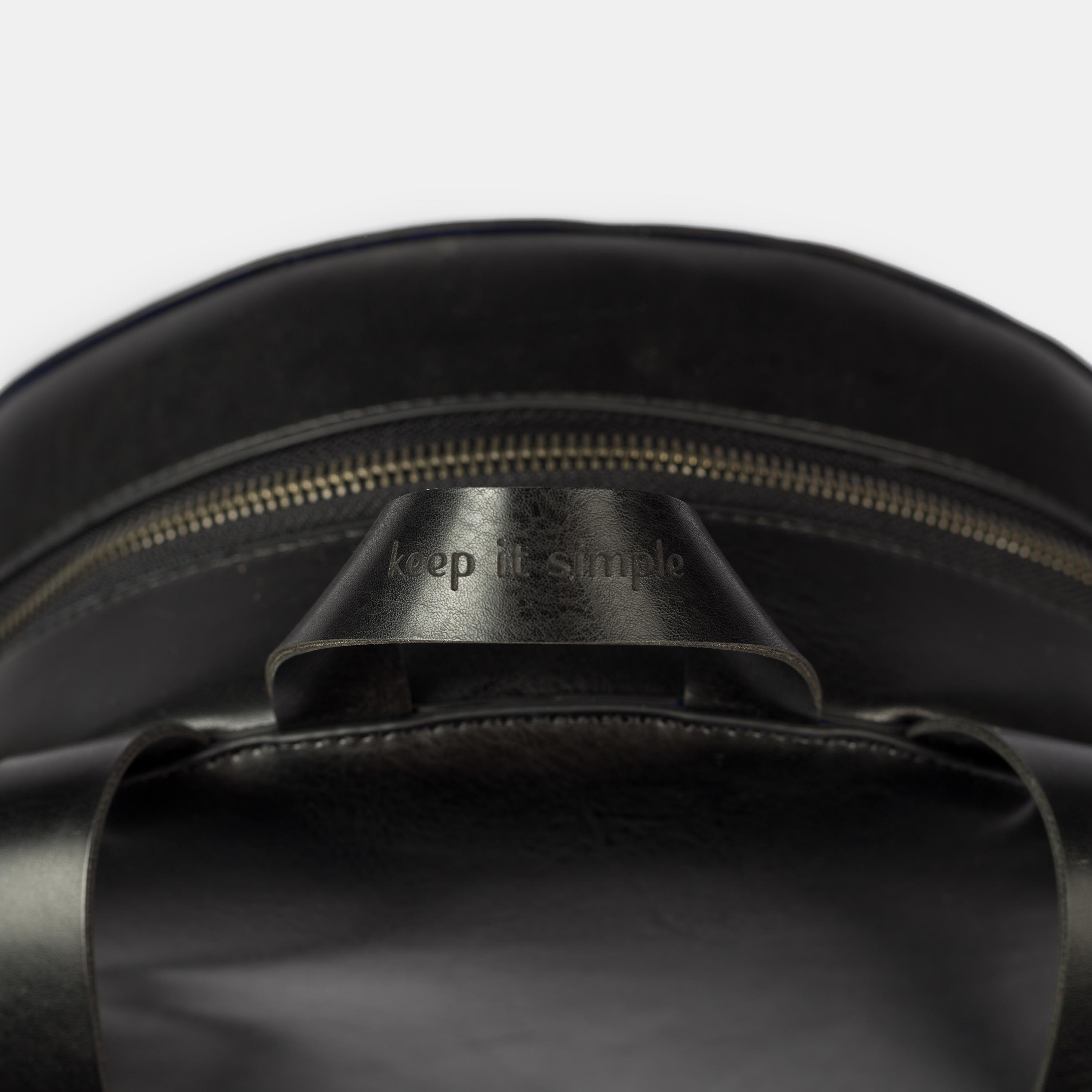 Mochila 'Chloe' Black-Off White Cat-