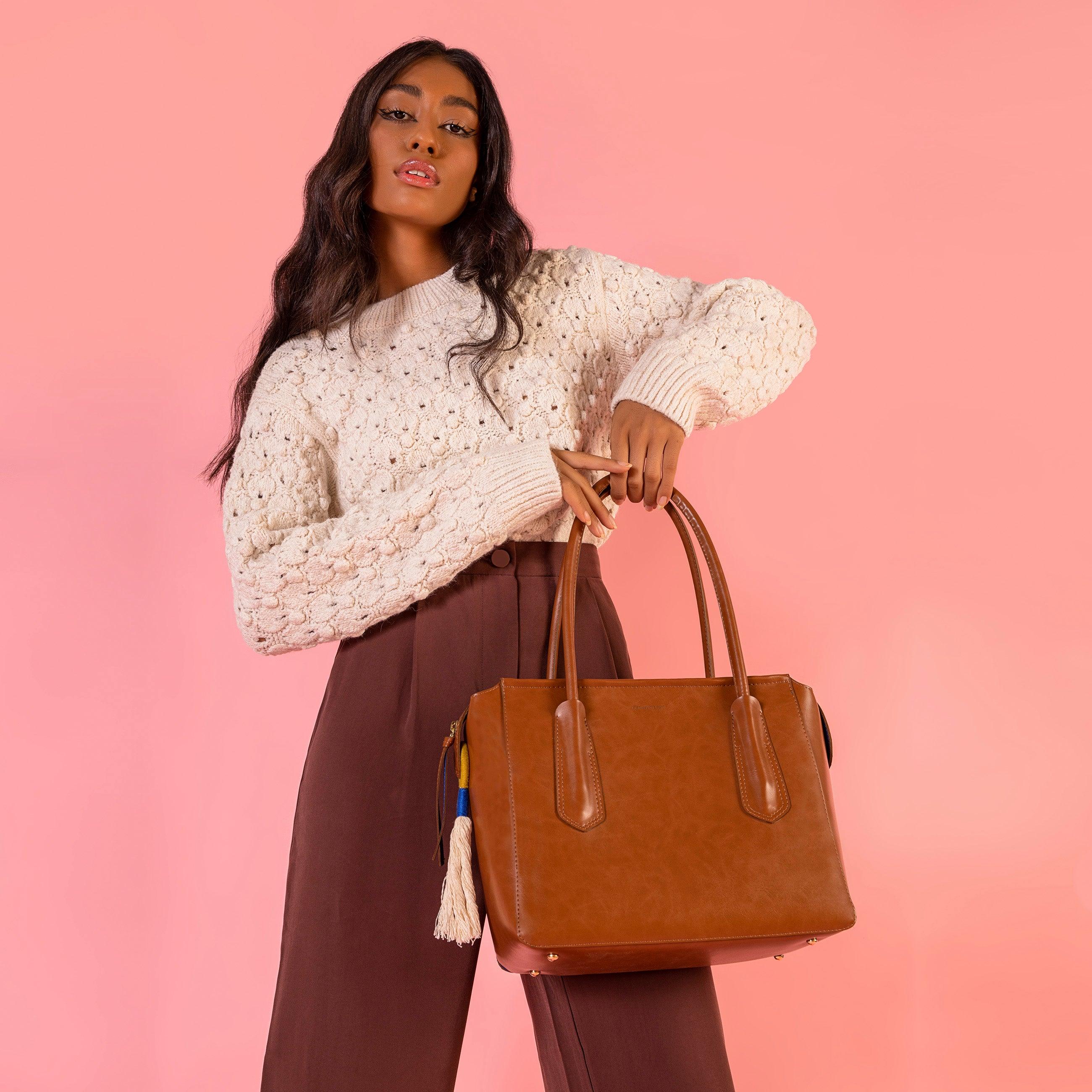 Bolsa 'Jackie' Natural-Off White Cat-Bolsa