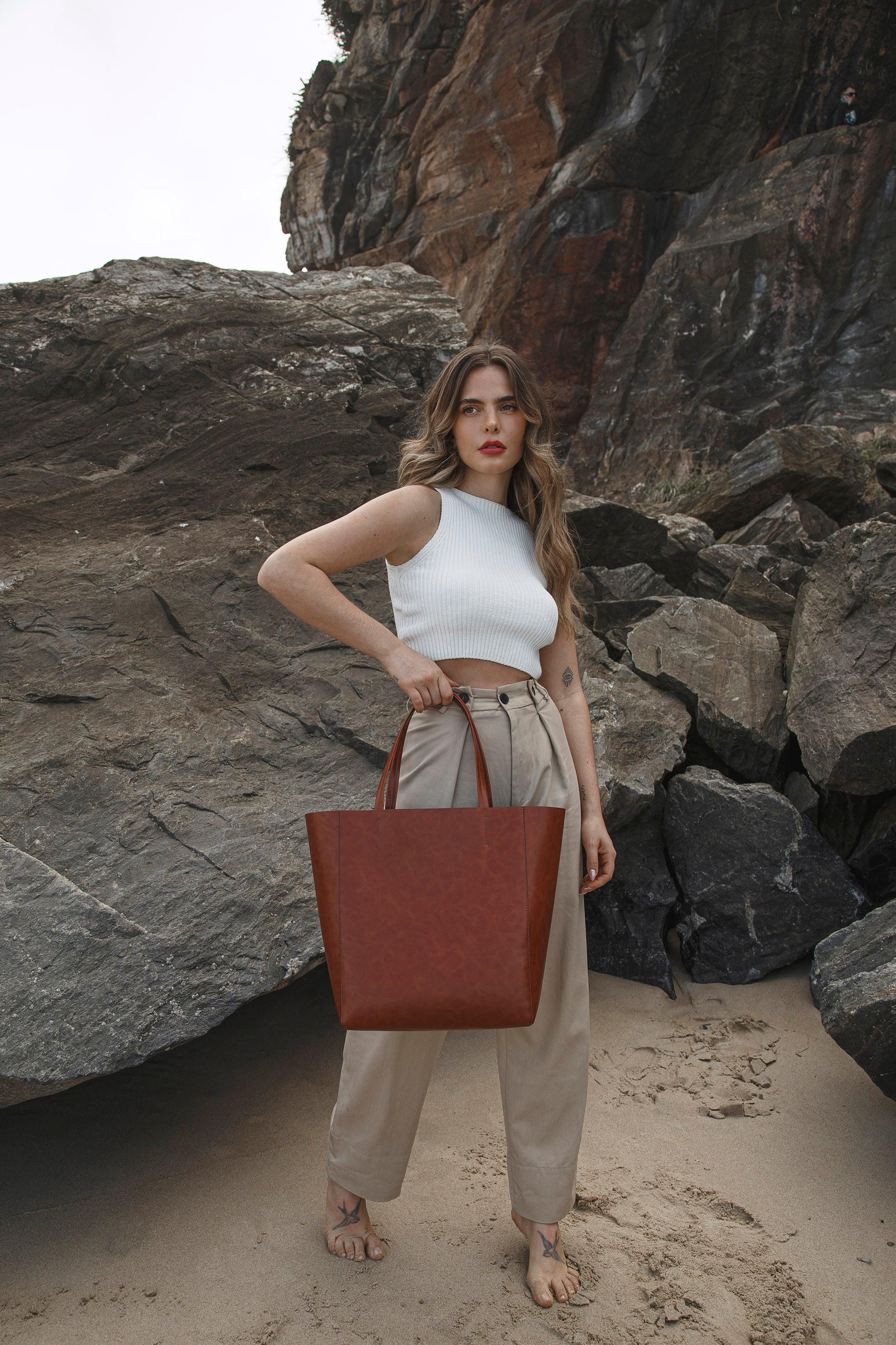 Bolsa 'Maxie' Rust-Off White Cat-Bolsa