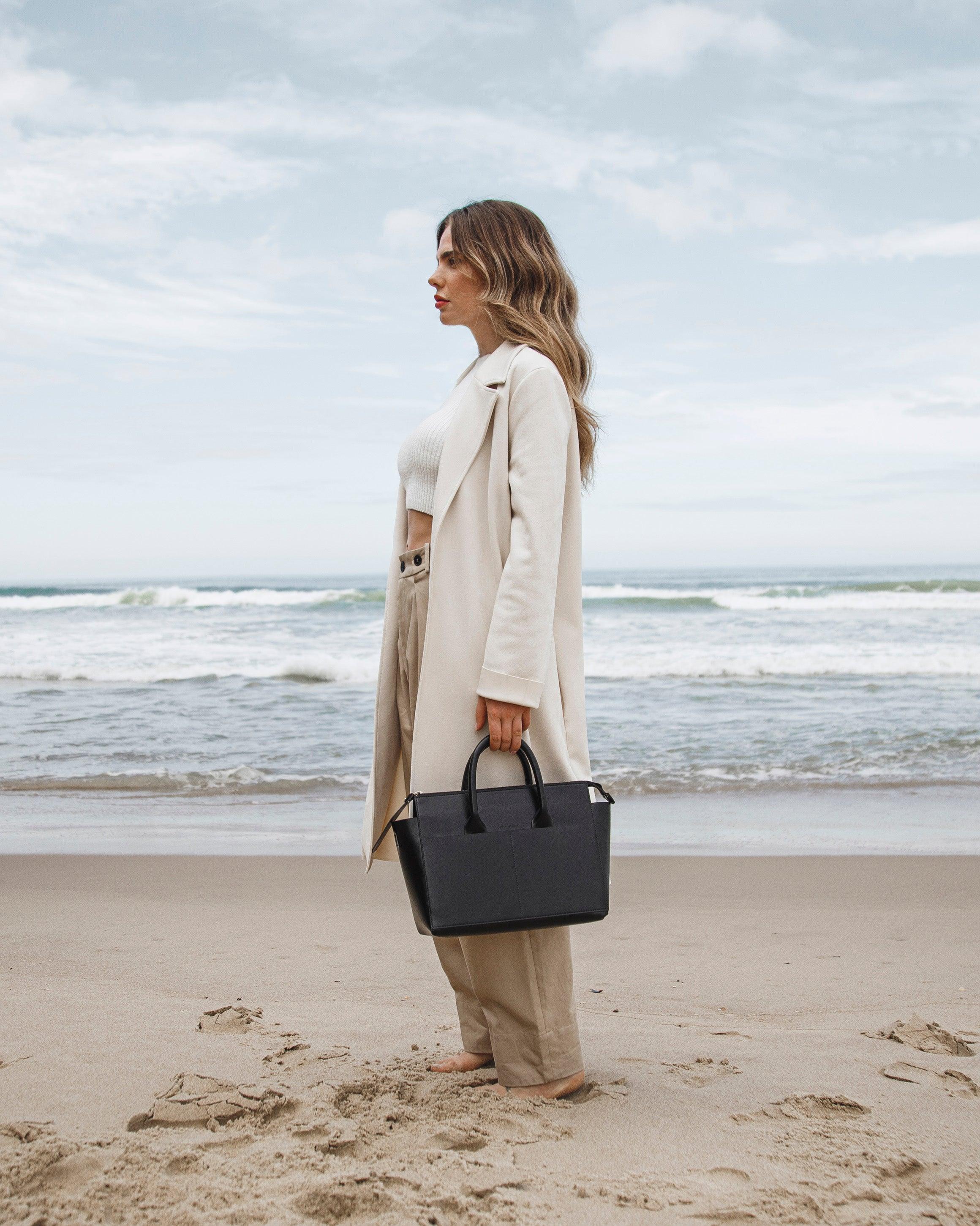 Bolsa 'Mini Juno' Black-Off White Cat-Bolsa