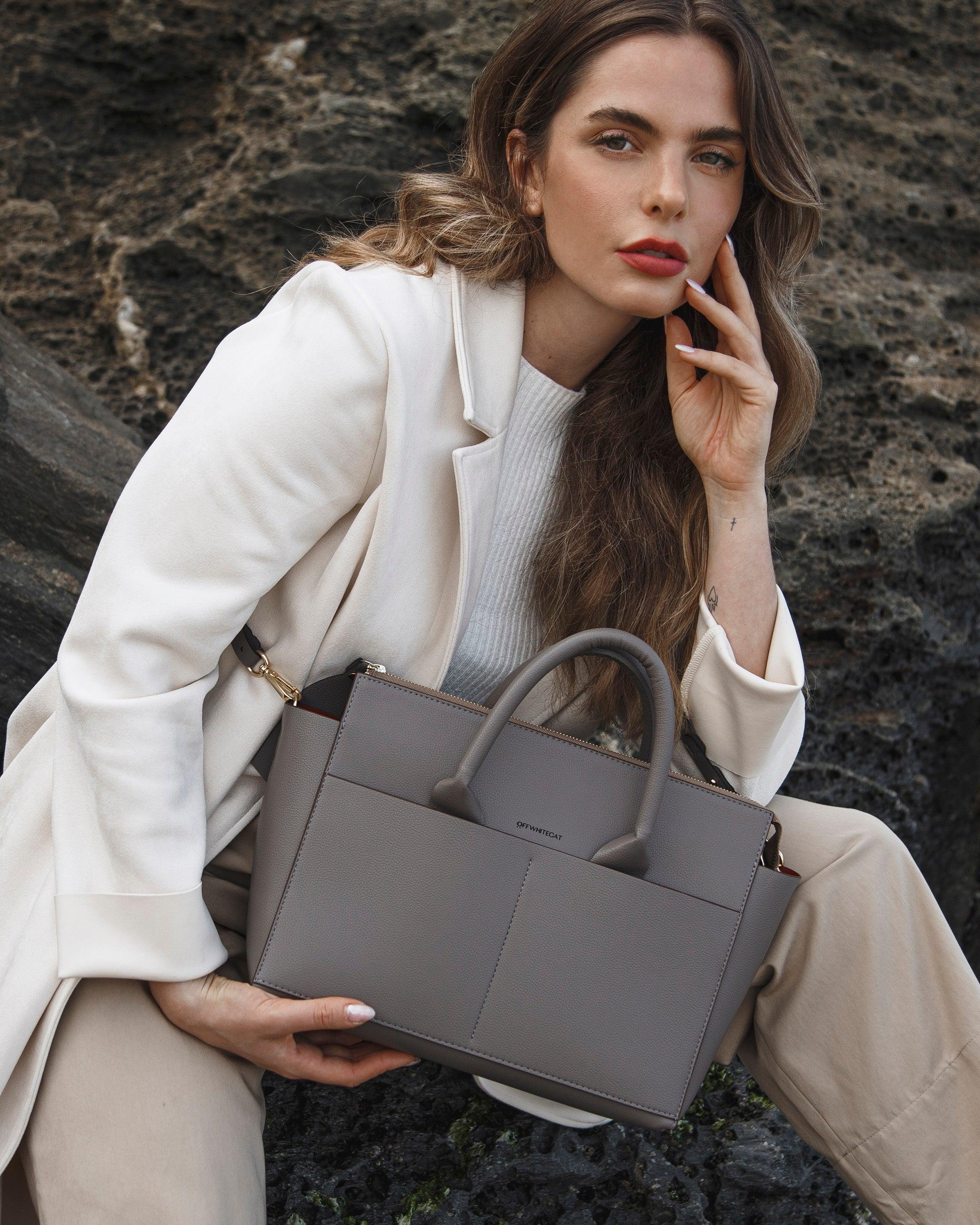 Bolsa 'Mini Juno' Grey-Off White Cat-Bolsa