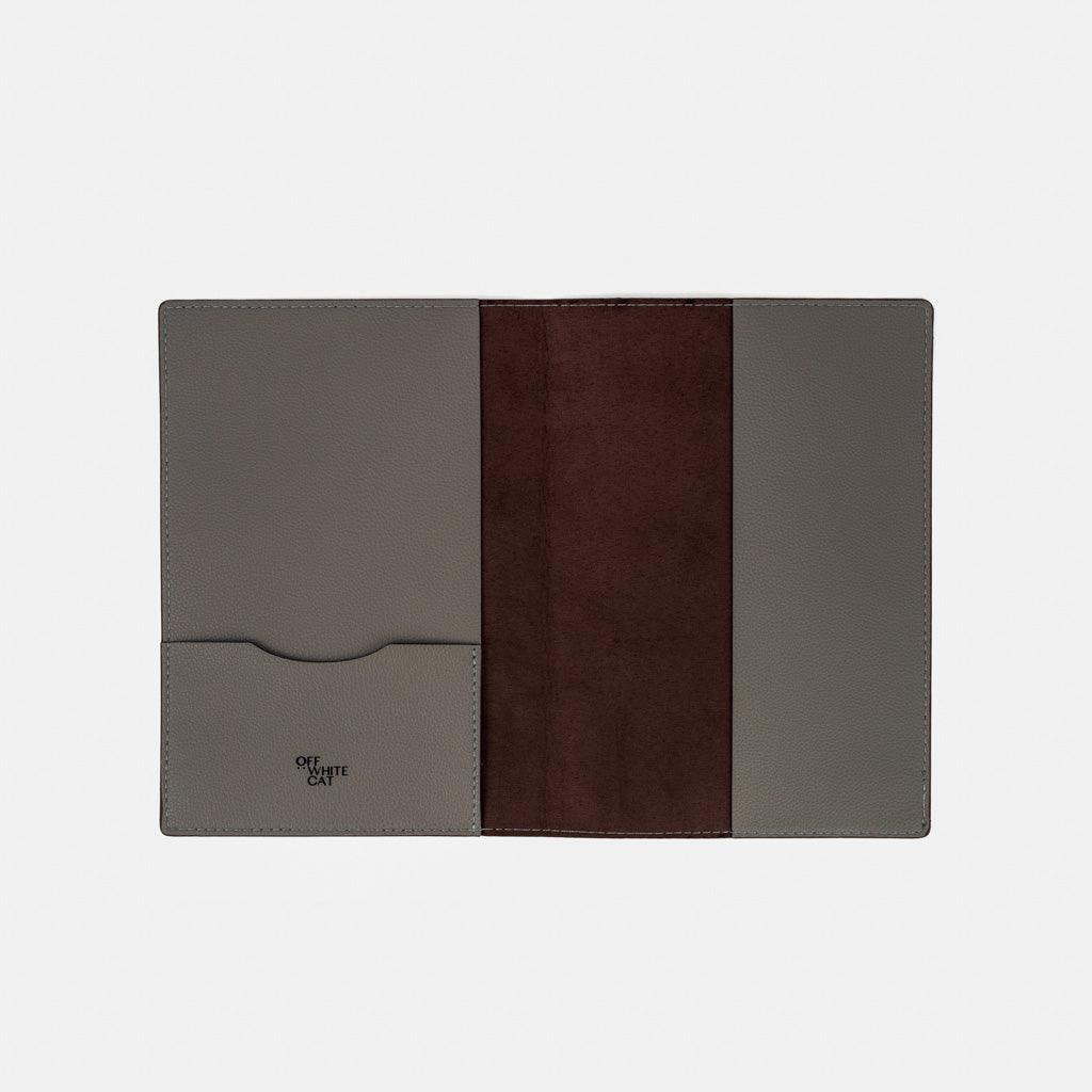 Capa Caderneta de Saúde 'Juno' Grey-Off White Cat-