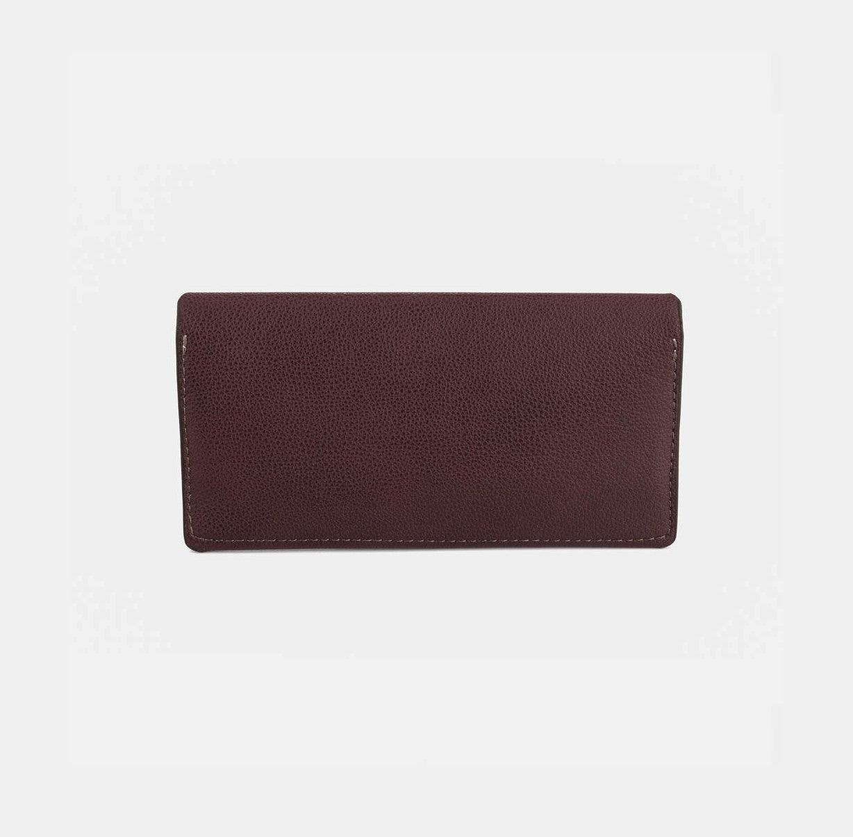 Carteira 'Frida' Bordeaux-Off White Cat-