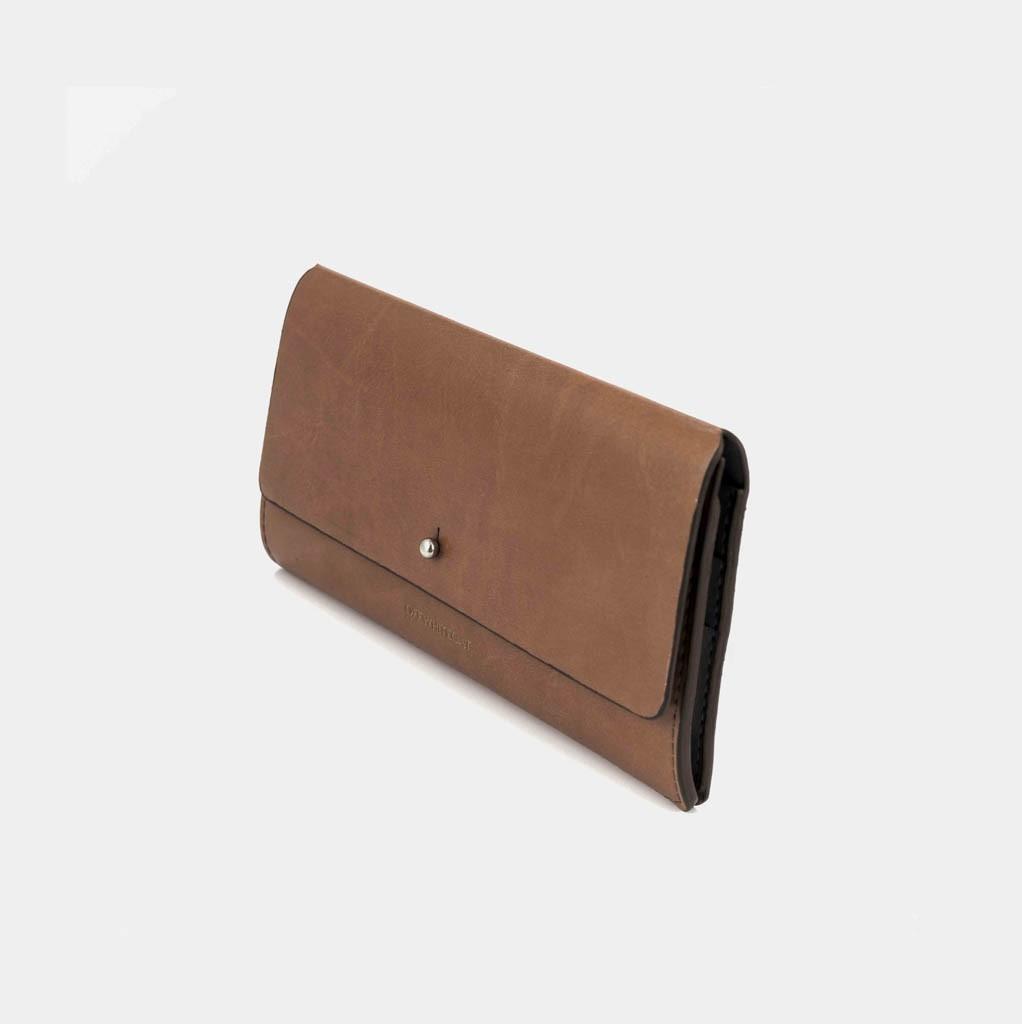 Carteira 'Frida' Natural-Off White Cat-