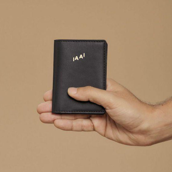 Carteira 'Microraptor' Black/White-Off White Cat-