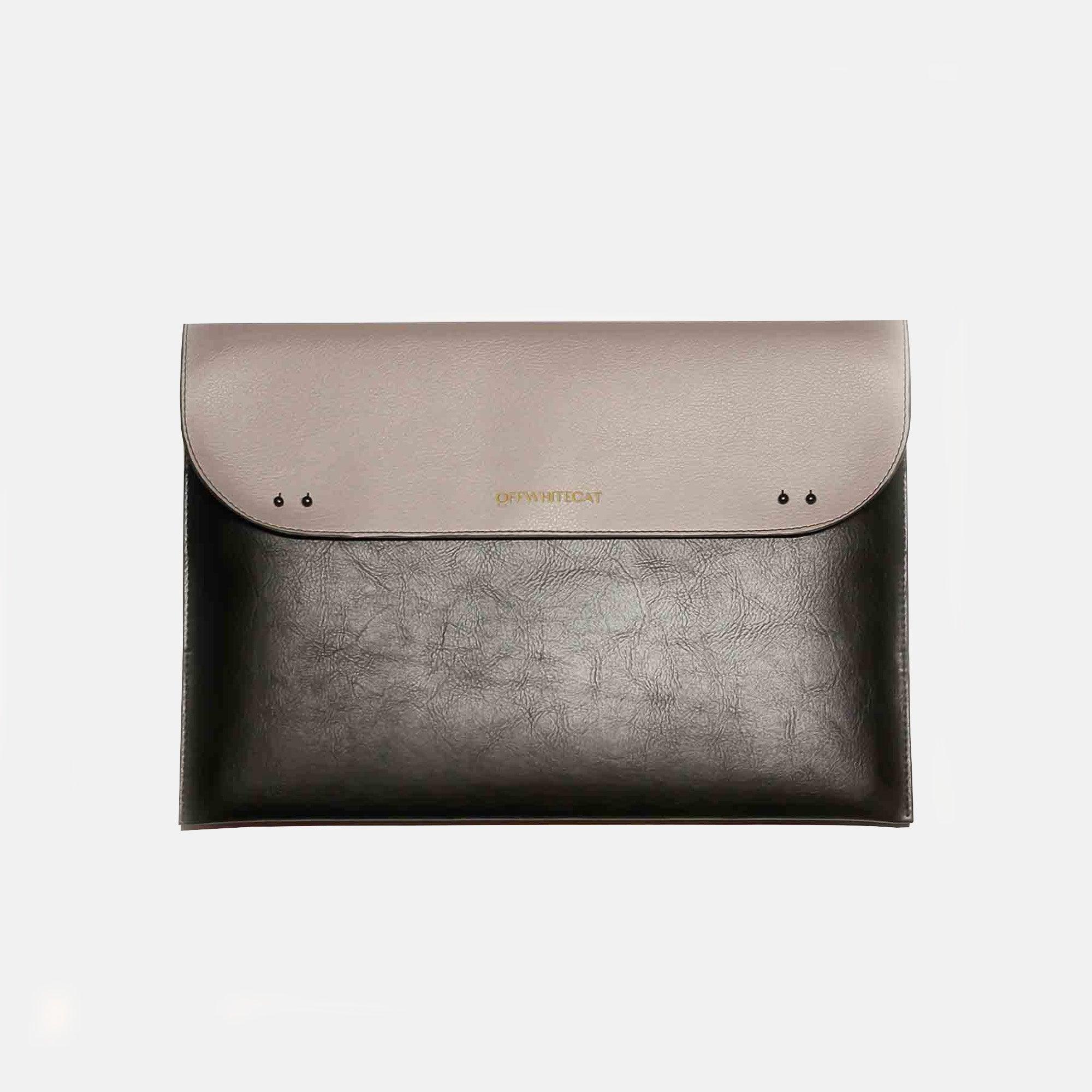 Case Laptop 'Milo' Black/Grey-Off White Cat-