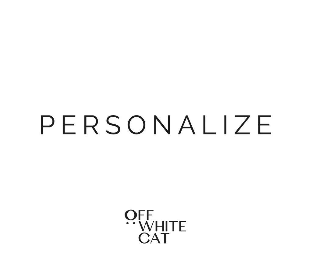 Personalização-Off White Cat-